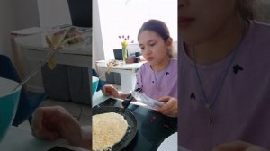 Продолжение как я готовлю блины