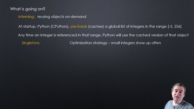 12. Python Optimizations Interning смотреть онлайн