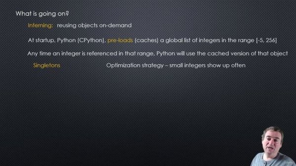 12. Python Optimizations Interning