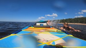 Карелия, пляж Видлицы.