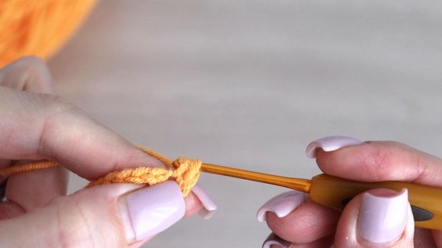 Столбики без накида. Плотное вязание крючком смотреть онлайн