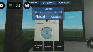 Эксперимент стиральным машинам в ROBLOX