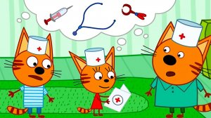 Три Кота Мультфильм - Мультик Три кота Доктор для детей смотреть - Три кота для малышей