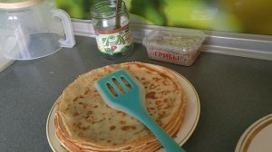 Жарю блины.