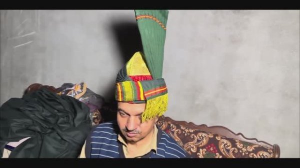 Самая красивая военная шапка. Соткали ткань и пошили. Пакистан.