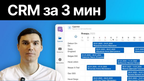Обзор daocrm за 3 мин: Интерфейс и возможности