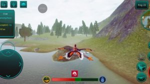 Геймплей чангьюраптора The cursed isle