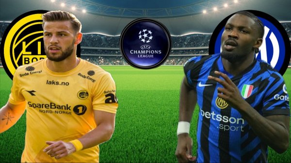 ФУТБОЛ ЛИГА ЧЕМПИОНОВ 1/16 ФИНАЛА.  БУДЕ/ГЛИМТ - ИНТЕР.  ТЕКСТОВАЯ ОНЛАЙН ТРАНСЛЯЦИЯ