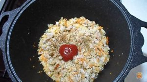 Капуста по-домашнему с фаршем