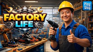 Симулятор Рабочего в Гараже ► Factory Life Demo