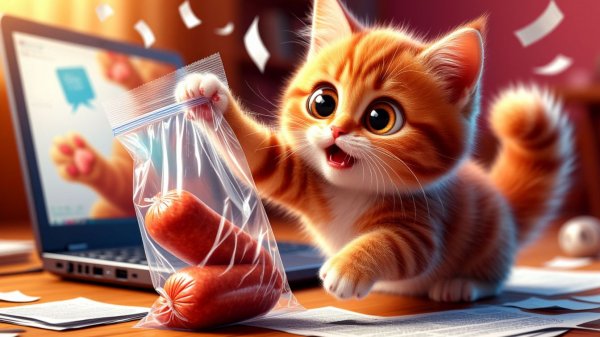 ЛИПКИЙ ПАКЕТ ПРОТИВ КОТОВ 😹📦