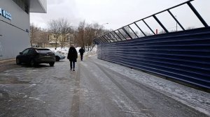 На площадке переходной камеры в Бирюлево установлен инфощит