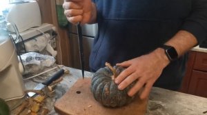 Что случилось с японской тыквой кабочей Кацума Нанкин после одного года хранения!