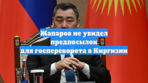 Жапаров не увидел предпосылок для госпереворота в Киргизии
