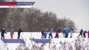 Всероссийская массовая лыжная гонка «Лыжня России» состоялась на поляне ЖК «Окский берег»