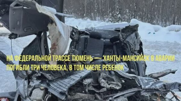 В ХМАО двое взрослых и подросток погибли в ДТП с грузовиком