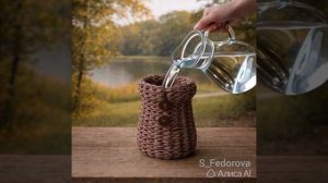 #вазаплетеная #бумажнаялоза #плетениеназаказ