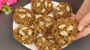 Рецепт вкусного и полезного яблочного печенья. Без муки! Без сахара!