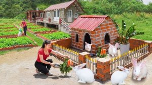 Выращиваю кроликов и строю красивый домик для них из кирпича. Серия 25. Ли Фук Ви