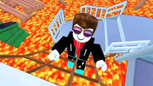 Roblox. Пол это лава, ВЫЖИВАНИЕ. Видео от Sam Game.