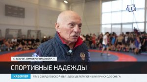 В Добровском сельском поселении прошли соревнования по вольной борьбе «Спортивные надежды»