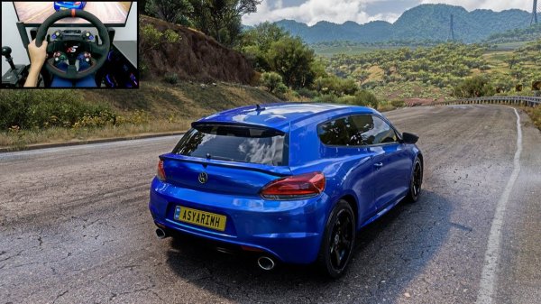 415HP Volkswagen Scirocco - Forza Horizon 5 | Simagic Alpha Ultimate gameplay