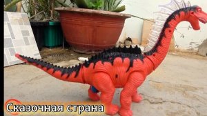 Игрушечный динозавр. Мультик для детей