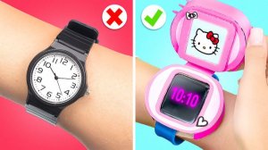 Часы в стиле Хеллоу Кити ⏰ Поделки из картона | 123GO