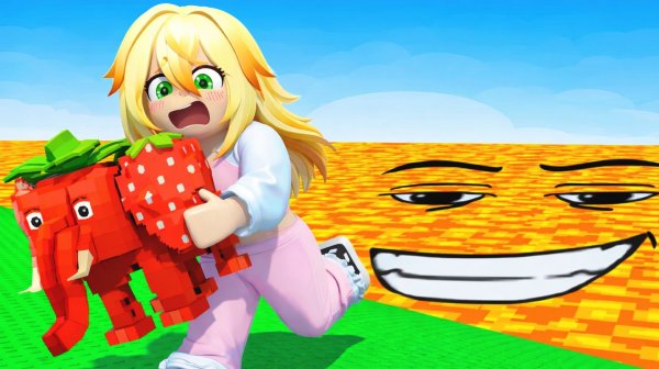 Я ПОЧТИ СГОРЕЛА но спасла брейнрота! Адский момент в Survive LAVA for Brainrots Roblox | БлокиТоки