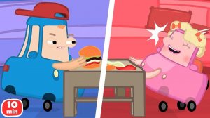 Автосемейка Вилзи: игра «Красный против синего» и сломанный чемодан