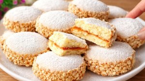 Тает во рту за секунды! Печенье с начинкой - Нереально нежное и вкусное