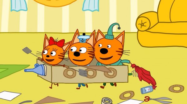 Три Кота - Учим Цвета для Детей | Три Кота Мультик Смотреть | Развивающая Игра