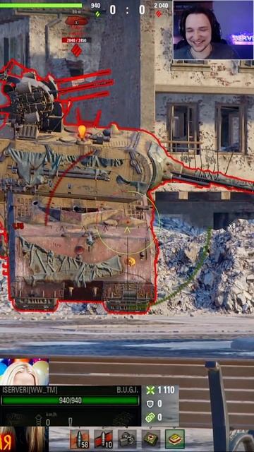 B.U.G.I. ИМБУЕТ ПРОТИВ BZT-70, ORSO И ДРУГИХ ТОПОВ #shorts #c1ymba #клумба #wot #миртанков