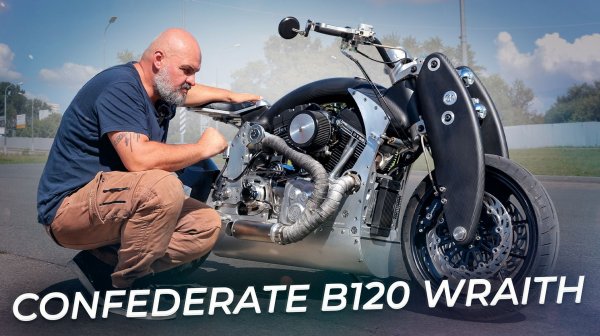 Confederate B120 Wraith: самый странный люксовый мотоцикл | Два колеса