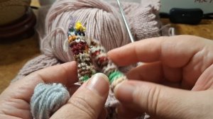 " Вяжем играя" с Еленой Велиной. 22 тур. Старт. Взяла 5 процессов.