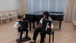 И.С.Бах, пер.В.Баканова, исп.ред. М.Тихоновой "Сицилиана" из Сонаты #2 для флейты и клавесина