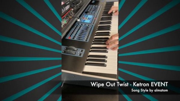 Wipe Out Twist - Ketron Event / Твист на синтезаторе