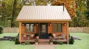 Дом 7x7 метров, который кажется больше, чем есть на самом деле!