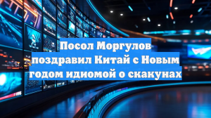Посол Моргулов поздравил Китай с Новым годом идиомой о скакунах
