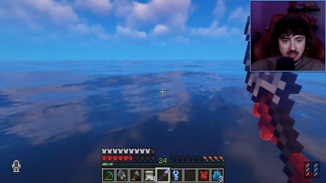 Эдисон ПЕРВЫЕ ПРИЗНАКИ ЦИВИЛИЗАЦИИ НА ОДНОМ БЛОКЕ В ОКЕАНЕ МАЙНКРАФТ! смотреть онлайн