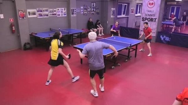 отбор Ким/Бандукова (1172) - Хусаинов/Гребенкина (854) 08.02 Парный МИКСТ настольный теннис