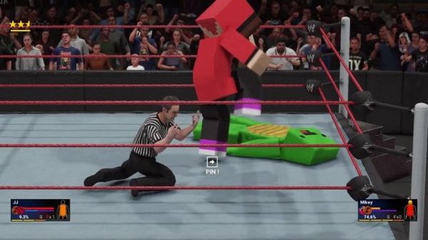 ЭПИЧЕСКАЯ БИТВА ТИТАНОВ РЕСТЛИНГА В МАЙНКРАФТЕ С УЧАСТИЕМ ДЖЕЯ