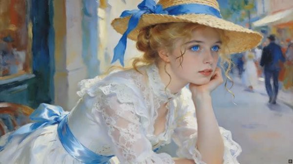 SDR Visual Poems  Renoir  Stepping into the World of Gathering Flowers 4K