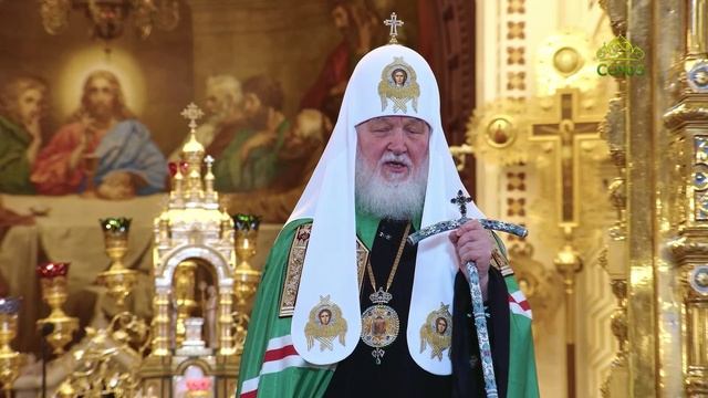 Патриаршая проповедь в праздник Сретения Господня после Литургии в Храме Христа Спасителя смотреть онлайн