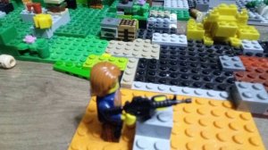 Лего анимация оборона от зомби.