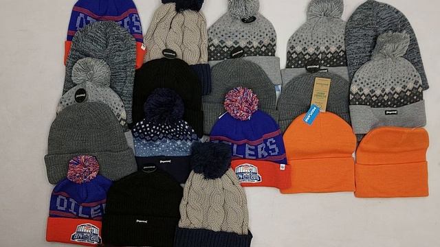 Шапки микс брендов сток оптом 4 пак