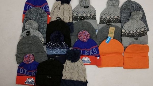 41807 Шапки микс брендов сток, 4пак, hats mix оптом