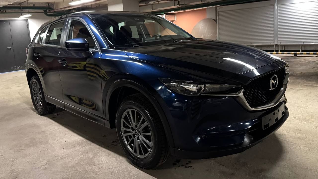 Mazda CX-5; 2.0 AT; 2018; Синий смотреть онлайн