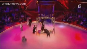 Anggun as Morticia Addams at Le Gala de lUnion des Artistes