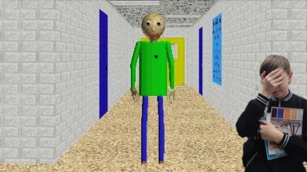 Ох,Балди.Играю в Baldi Classic Remastered